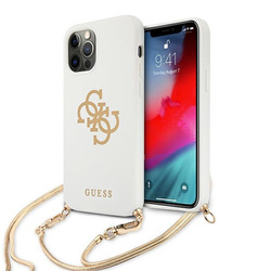 ETUI GUESS GOLD CHAIN DO IPHONE 12 / 12 PRO