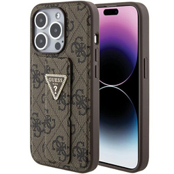 Etui Guess Grip Stand 4G Triangle Strass Do iPhone 15 Pro