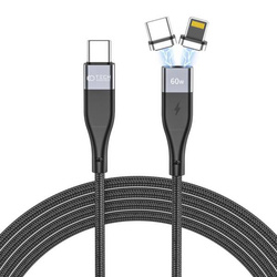 Kabel Ultraboost 2In1 Lightning / USB-C 60W 100Cm