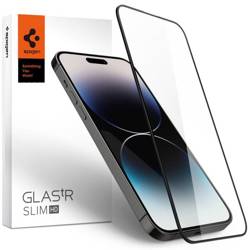 Szkło Spigen Glass Fc Black Do iPhone 14 Pro Max