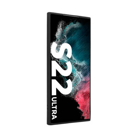Crong Color Cover - Etui Samsung Galaxy S22 Ultra (Czarny)