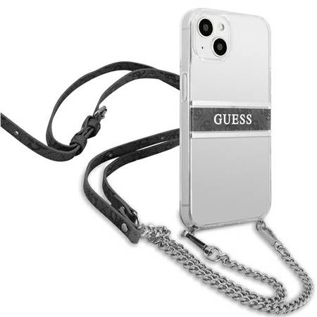 Etui Guess Strap Silver Chain Do iPhone 13 Mini