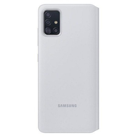 Etui Oryginalne Samsung S View Wallet Cover White- Samsung A71 - Białe
