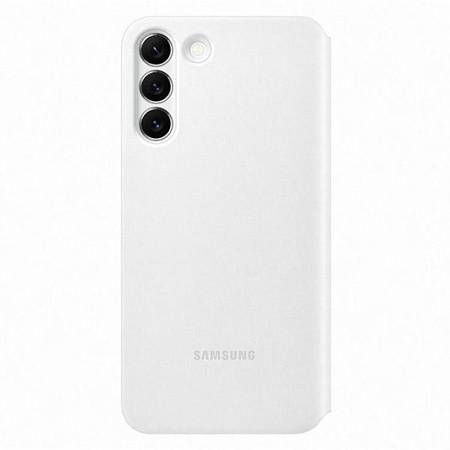 Etui Samsung Clear View Cover - Galaxy S22 (Biały)