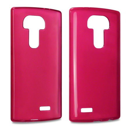 Etui Terrapin do LG G4 żelowe czerwony przeźroczysty