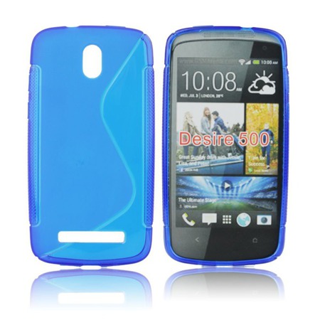 Etui silikonowe do HTC Desire 510 niebieskie