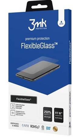 Hybrydowe szkło 3MK Flexible Glass 7H do Nokia Lumia 630 - 1 sztuka przód