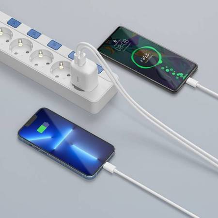 Ładowarka + Kabel USB-C - Lightning - 20W - Qc 3.0