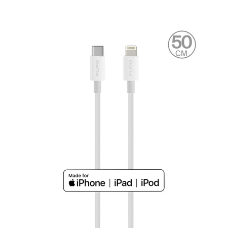 Puro Kabel USB Apple Złącze Lightning Mfi 0,5M