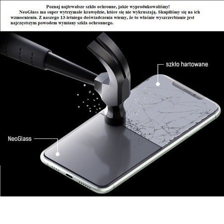 Szkło Hybrydowe 3MK Neoglass Do iPhone 12 Pro Max (Black)